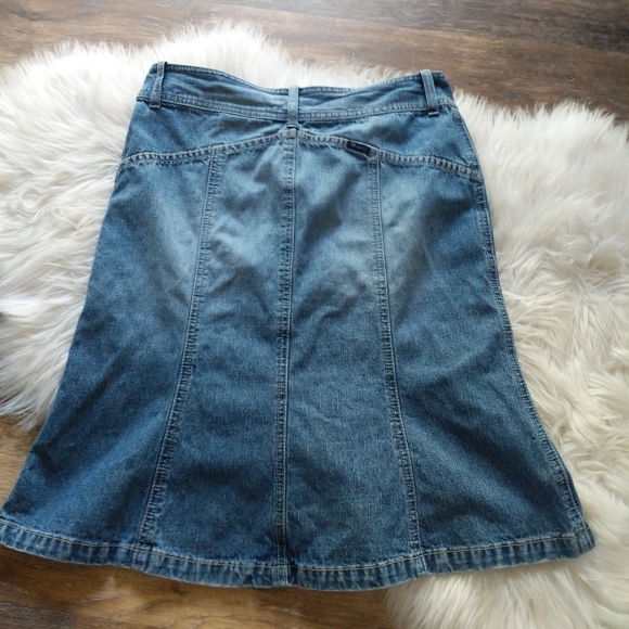 Unionbay | denim knee-length flair skirt - Picture 4 of 7